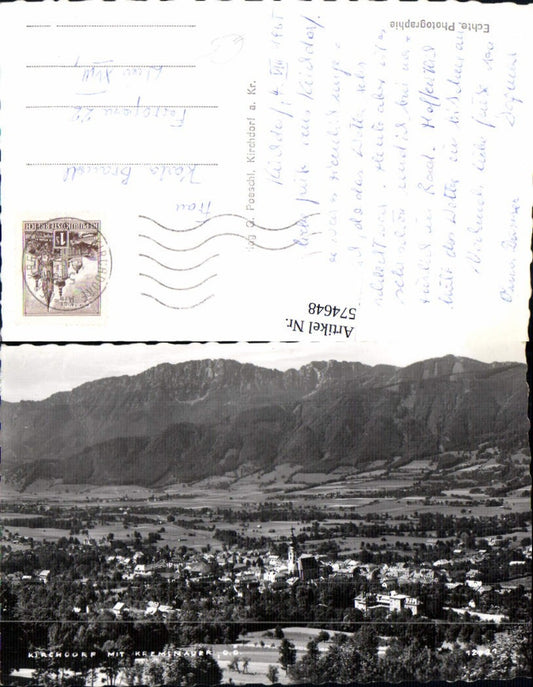 574648,Foto Ak Kirchdorf a.d. Krems m. Kremsmauer