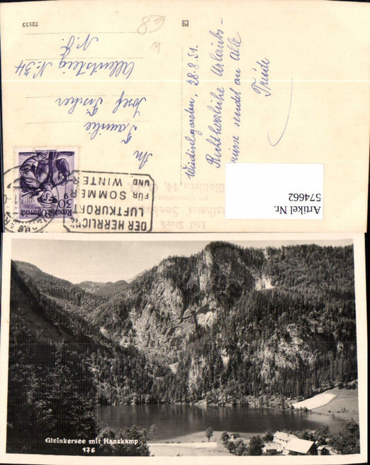 574662,Gleinkersee m. Hanskamp Spital am Pyhrn