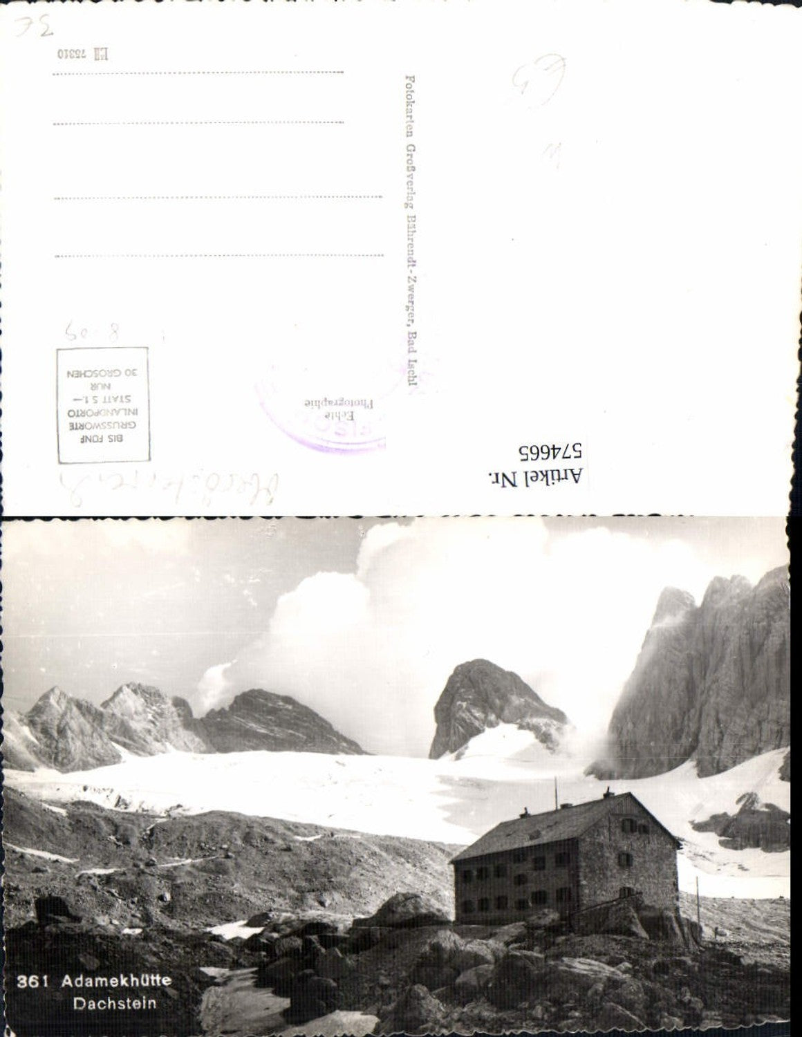 574665,Gosau Adamekhütte Dachstein