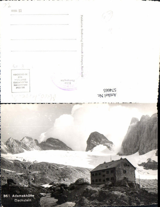 574665,Gosau Adamekhütte Dachstein
