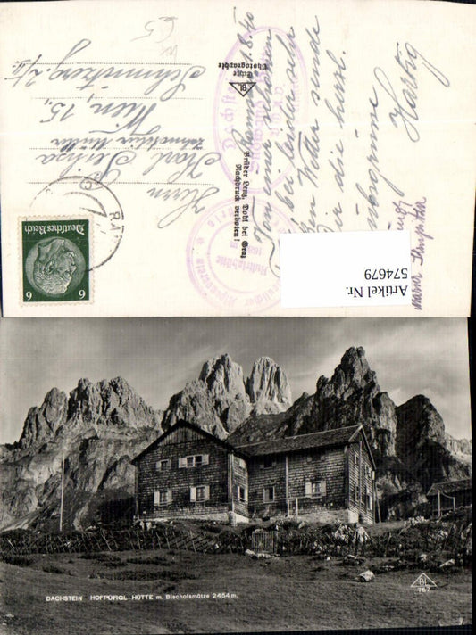 574679,Dachstein Hofpürglhütte m. Bischofsmütze Filzmoos