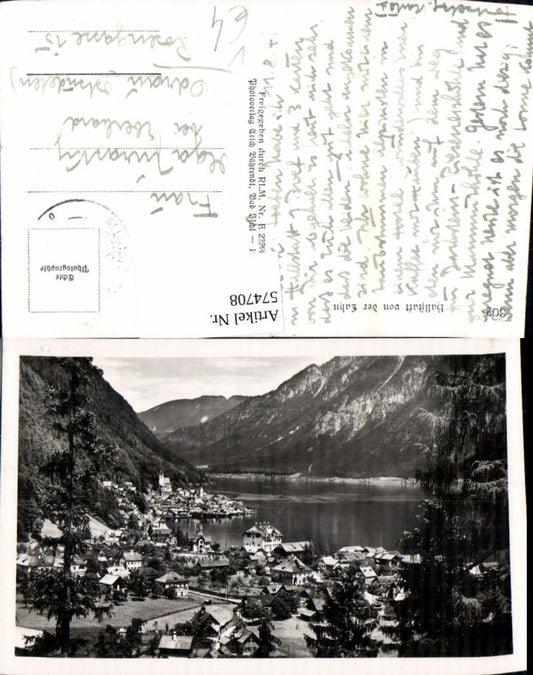 574708,Foto Ak Hallstadt v. d. Lahn pub Erich Bährendt