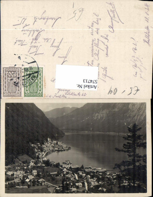 574713,Foto Ak Hallstatt Totale