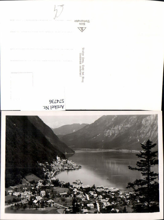 574736,Foto Ak Hallstatt Totale