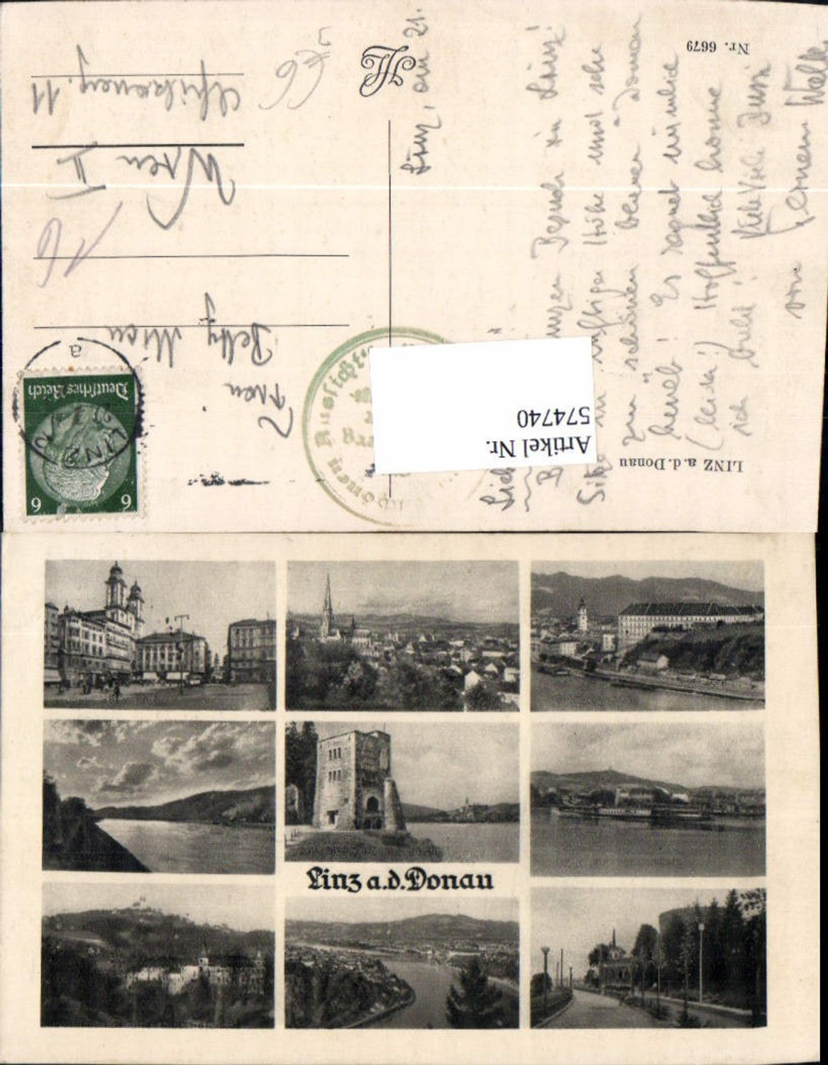 574740,Mehrbild Ak Linz a. d. Donau Ansichten