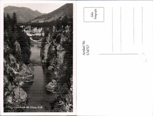 574757,Foto Ak Steyrdurchbruch b. Klaus an der Pyhrnbahn