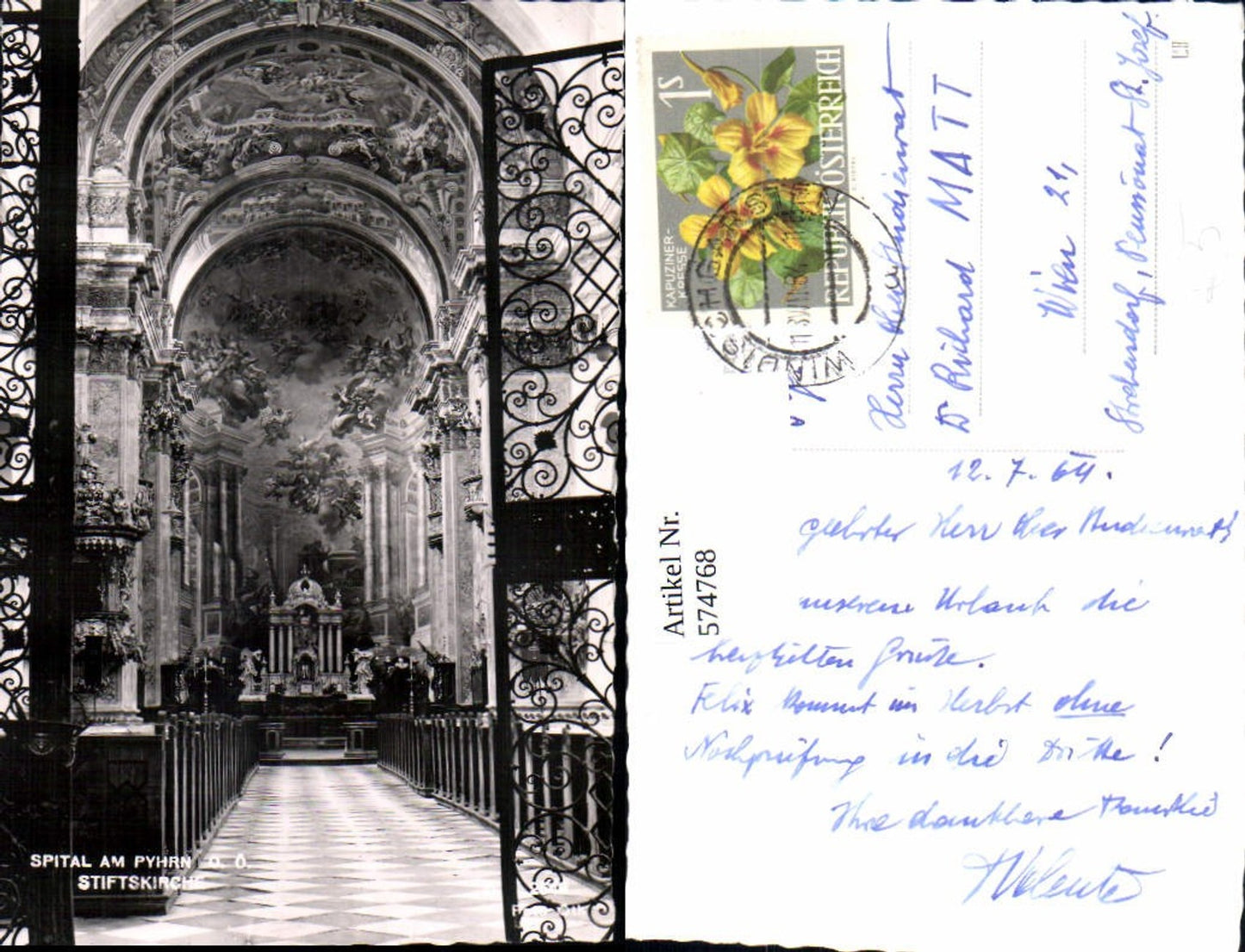 574768,Spital am Pyhrn Stiftskirche Inneres
