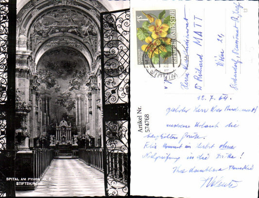 574768,Spital am Pyhrn Stiftskirche Inneres
