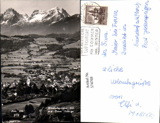 574769,Foto Ak Windischgarsten m. d. Toten Gebirge pub Foto Oth 2376