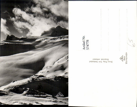 574778,Foto Ak Dachstein Karls Eiswand Hallstätter Gletscher Karleisfeld Hallstatt