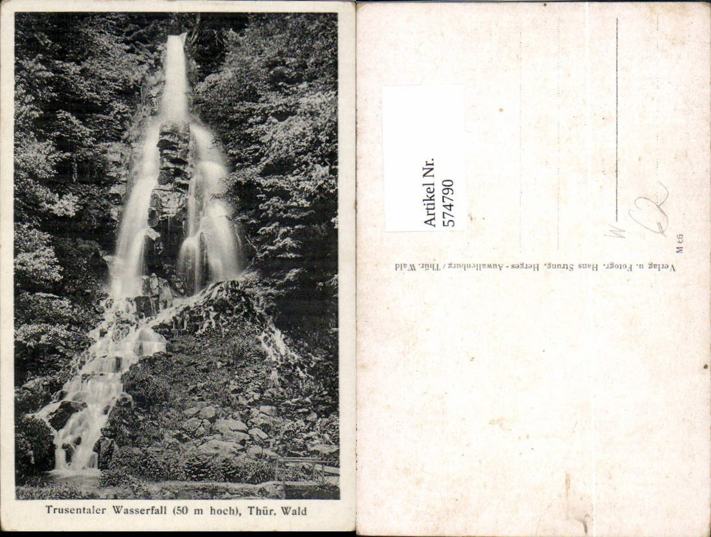 574790,Trusetal Brotterode-Trusetal Trusentaler Wasserfall Thüringer Wald