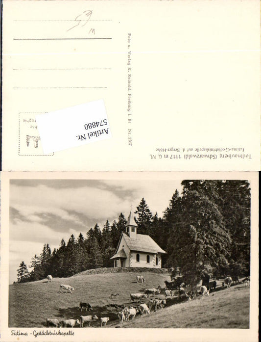 574880, Fatima Memorial Chapel on the Berger Höhe, Todtnauberg, Black Forest