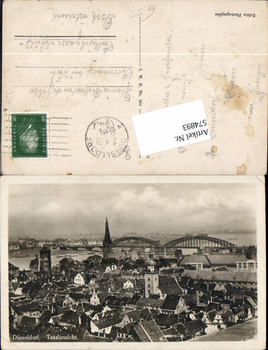 574893,Düsseldorf Totalansicht