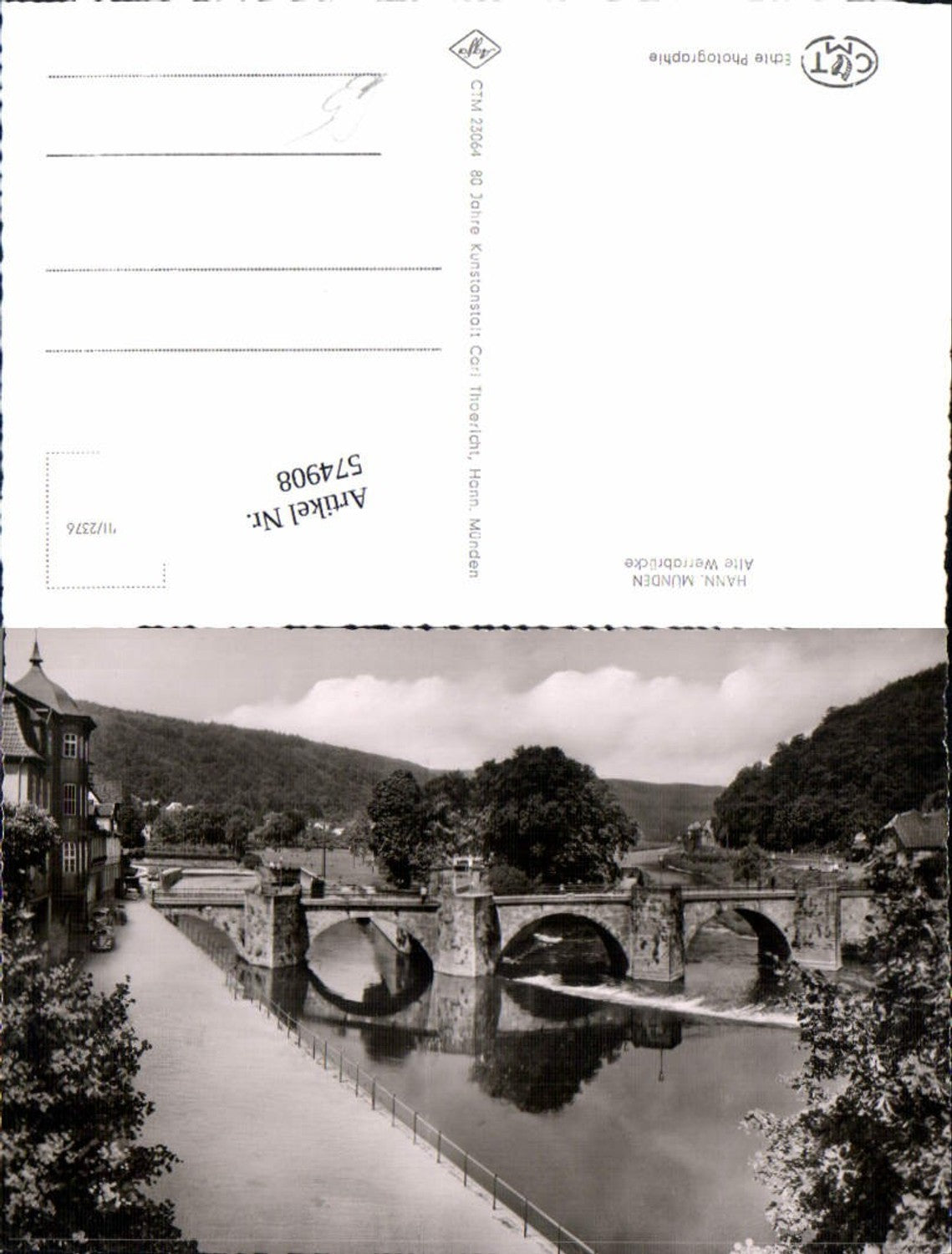 574908,Hann. Münden Alte Werrabrücke