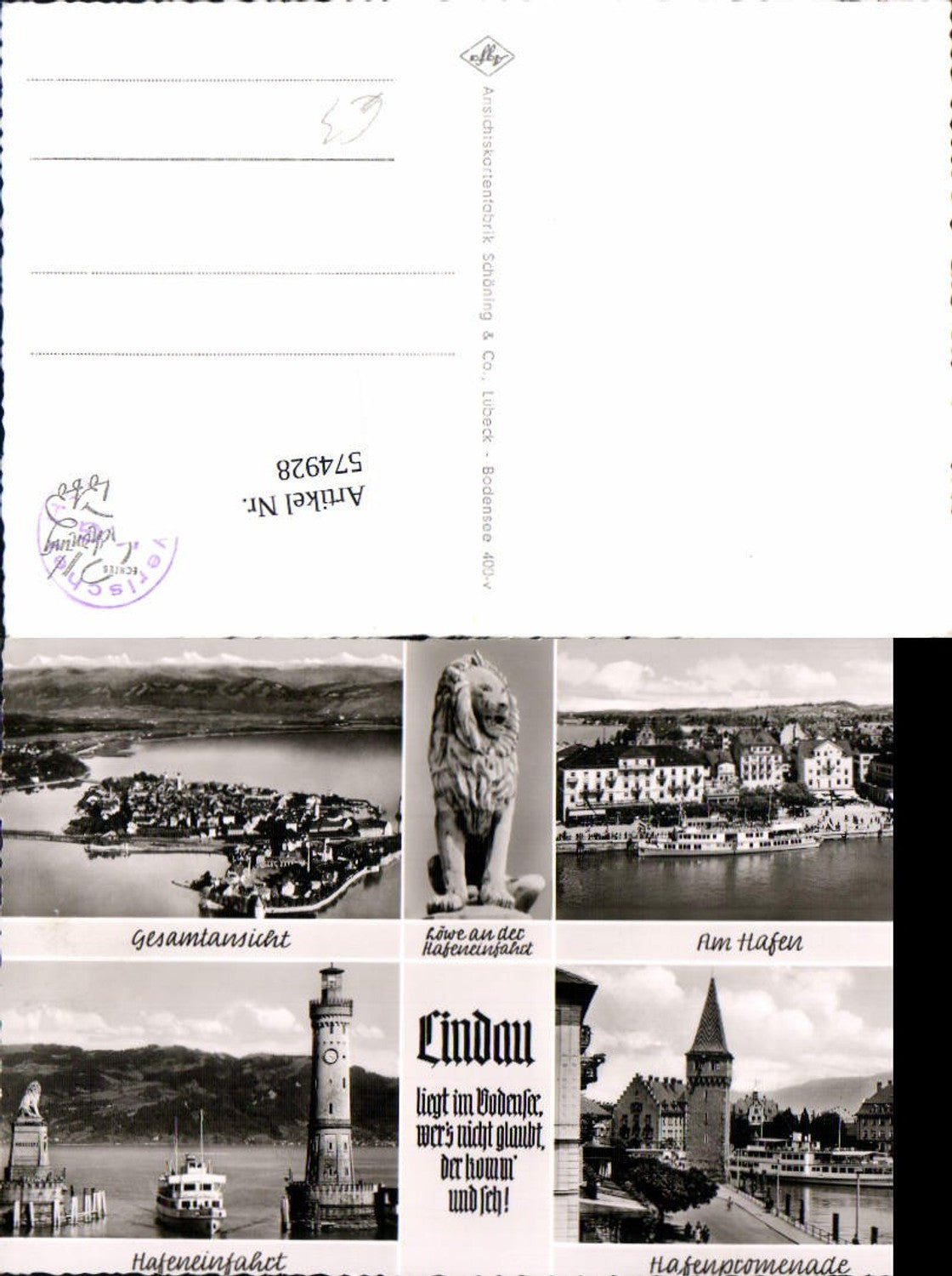574928, Lindau harbor entrance At the harbor harbor promenade general view
