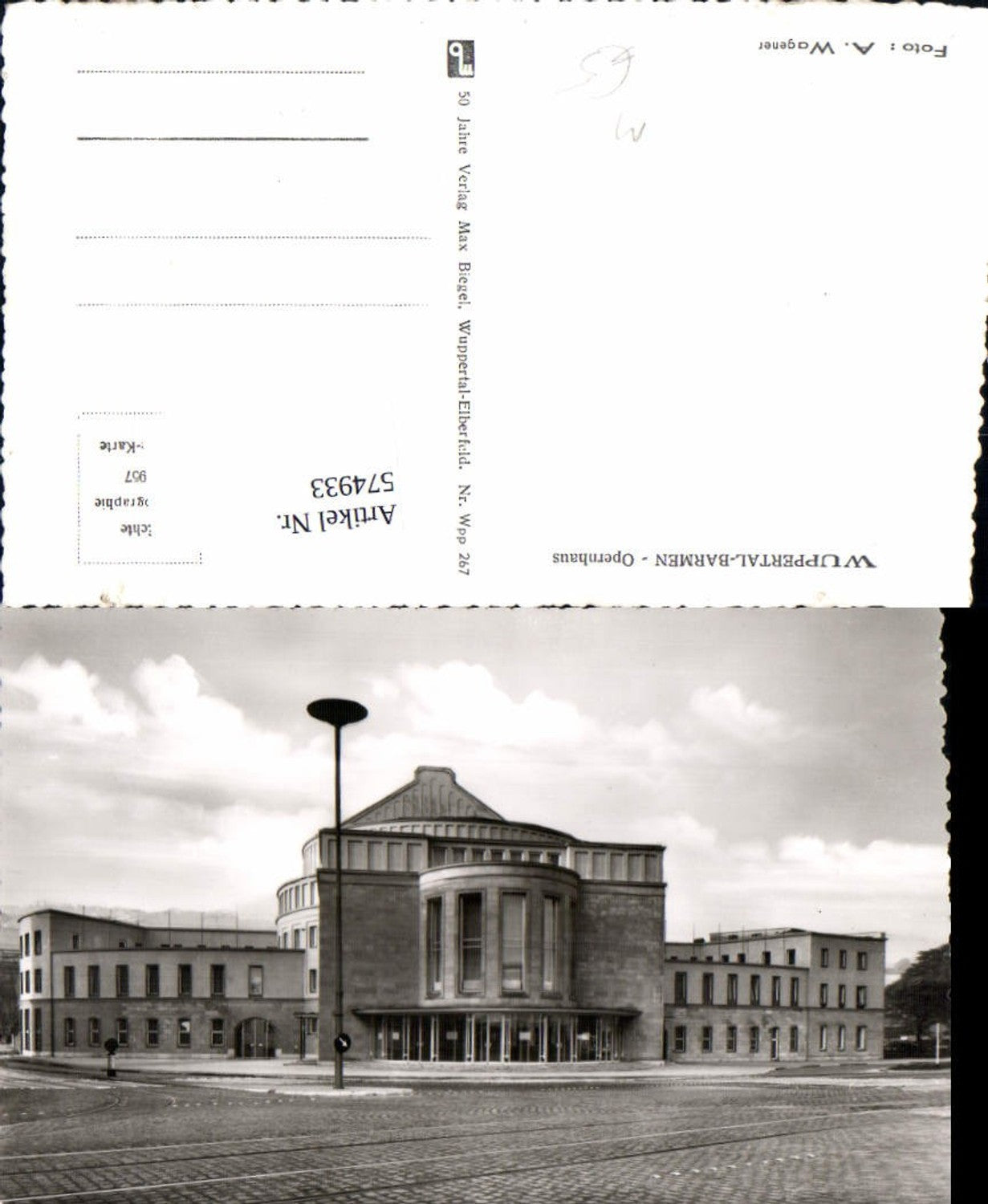 574933,Wuppertal Barmen Opernhaus Oper