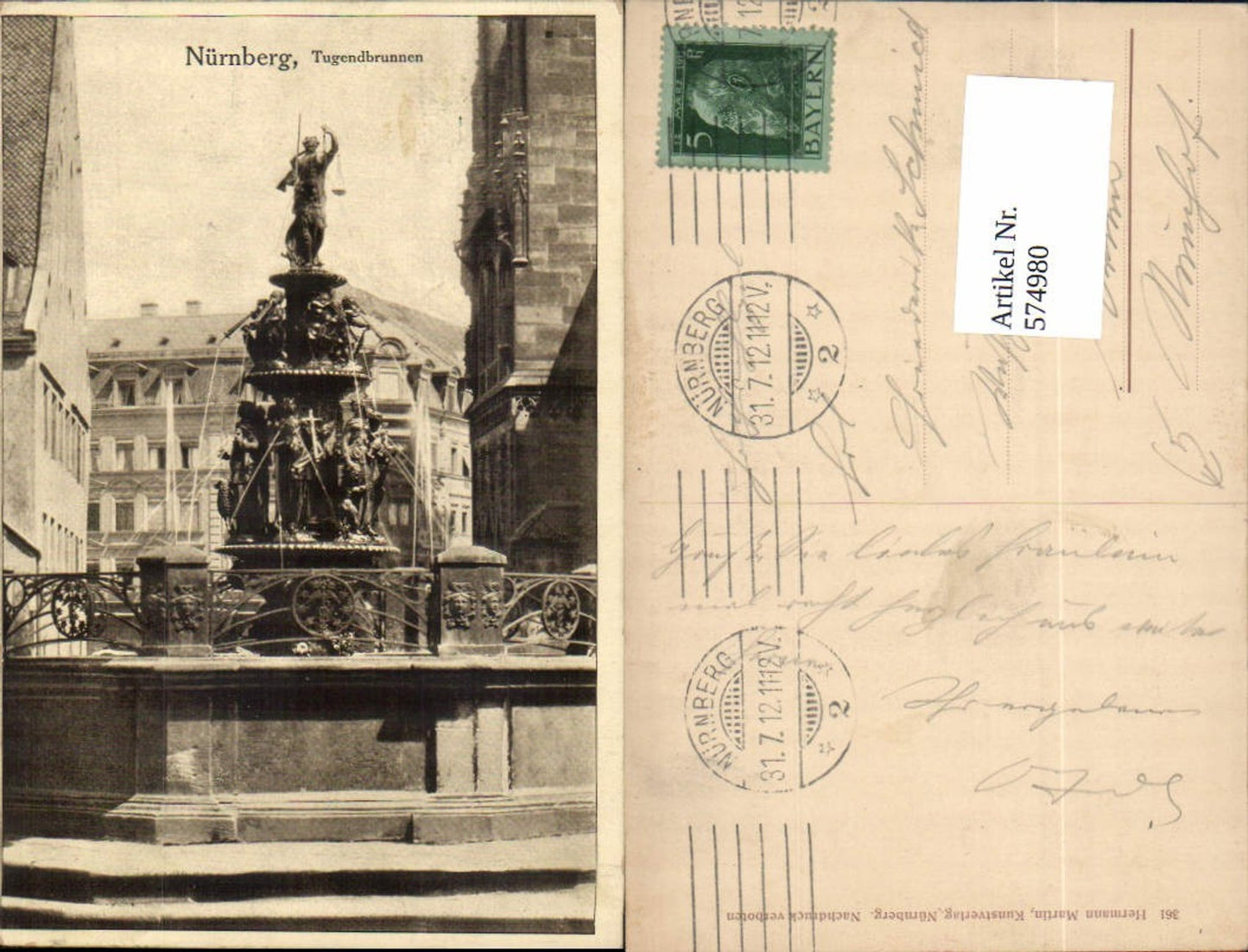 574980, Nuremberg Virtue Fountain