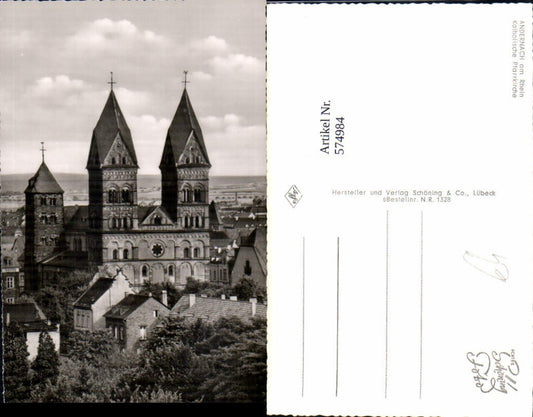 574984,Andernach am Rhein Katholische Pfarrkirche Kirche