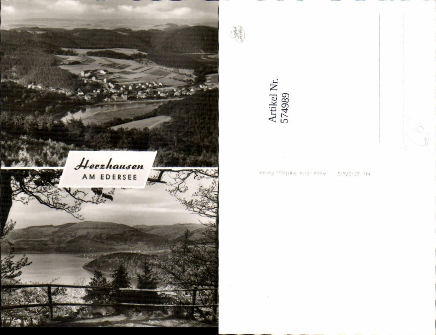 574989,Mehrbild Ak Herzhausen am Edersee Vöhl