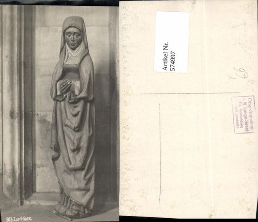 574997,St. Maria zur Wiese Soest Statue pub W. Lange 503