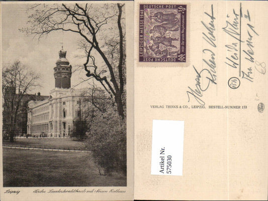 575030,Leipzig Landeskreditbank m. Neuen Rathaus