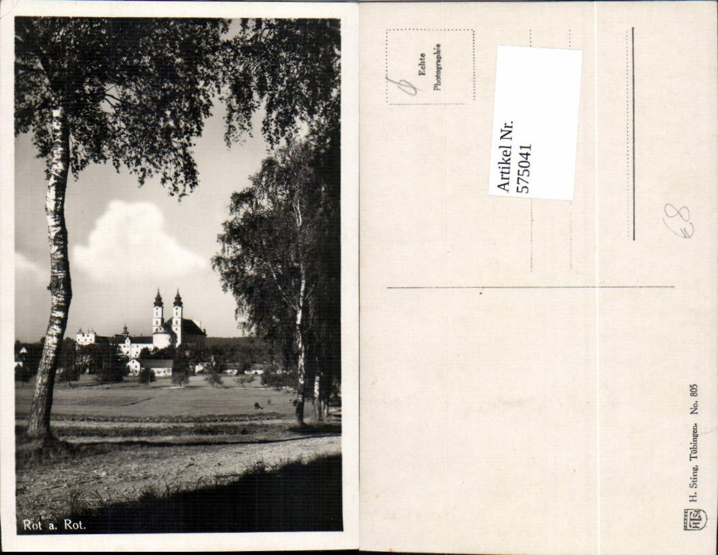 575041,Foto Ak Reichsabtei Rot an der Rot Gemeinde Rot an der Rot