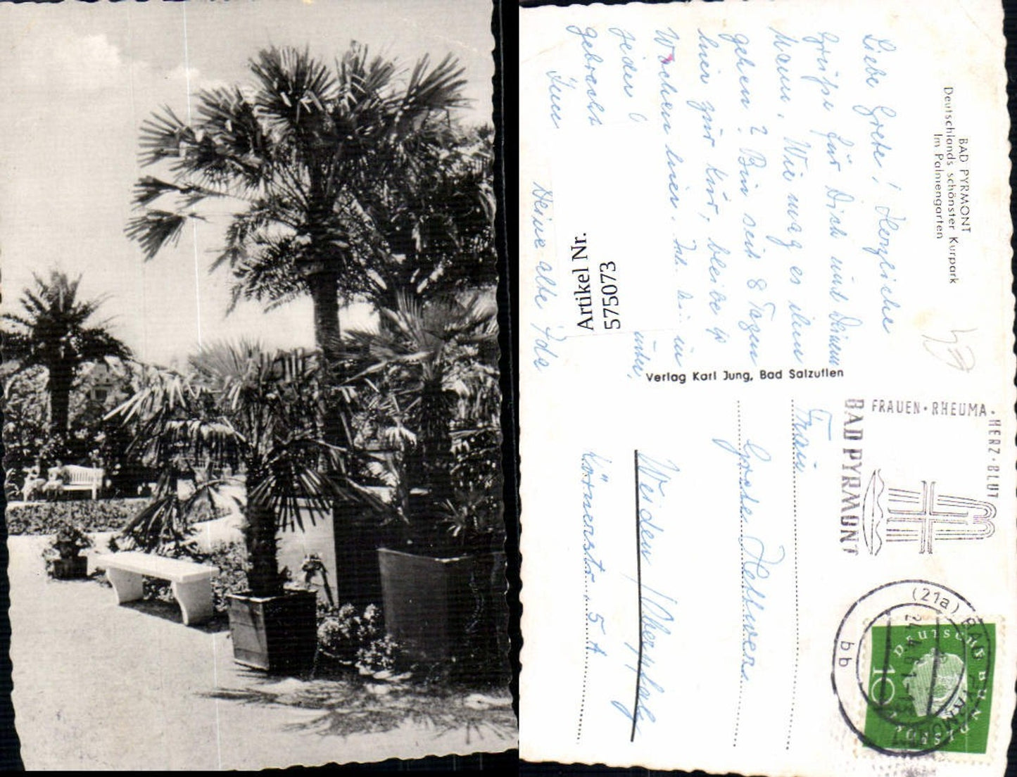 575073,Bad Pyrmont Palmengarten Palmen