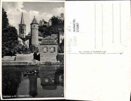 575087, Wertheim am Main Kitstein-Tor Rowing boat Boat