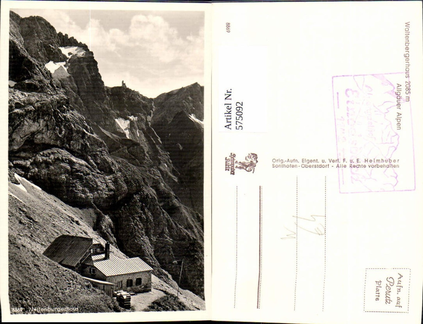 575092,Oberstdorf Waltenbergerhaus Allgäu Alps