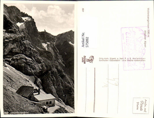 575092,Oberstdorf Waltenbergerhaus Allgäu Alps
