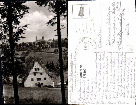 575100, Photo Ak Freudenstadt Black Forest View