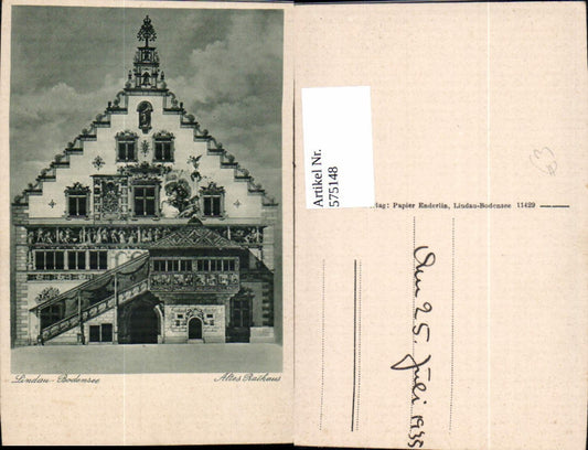 575148, Lindau Lake Constance Old Town Hall