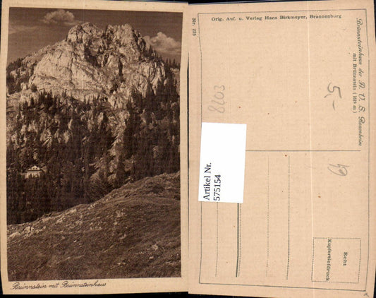 575154,Brünnsteinhaus Brünnstein Oberaudorf