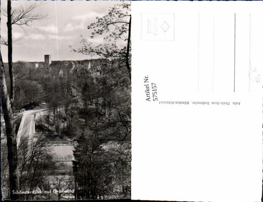575157, Photo Ak Grünwald near Munich View of the castle