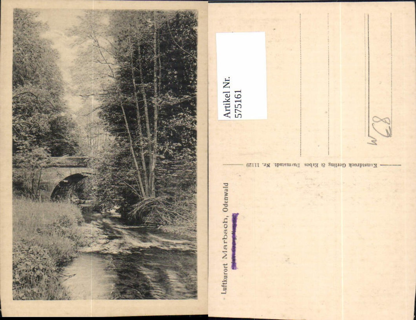 575161,Marbach Odenwald Erbach Fluss Landschaft Brücke