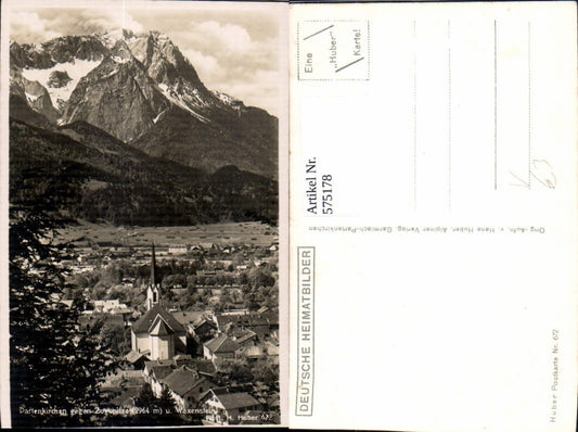 575178, Partenkirchen Garmisch-Partenkirchen and Waxenstein pub Hans Huber 672