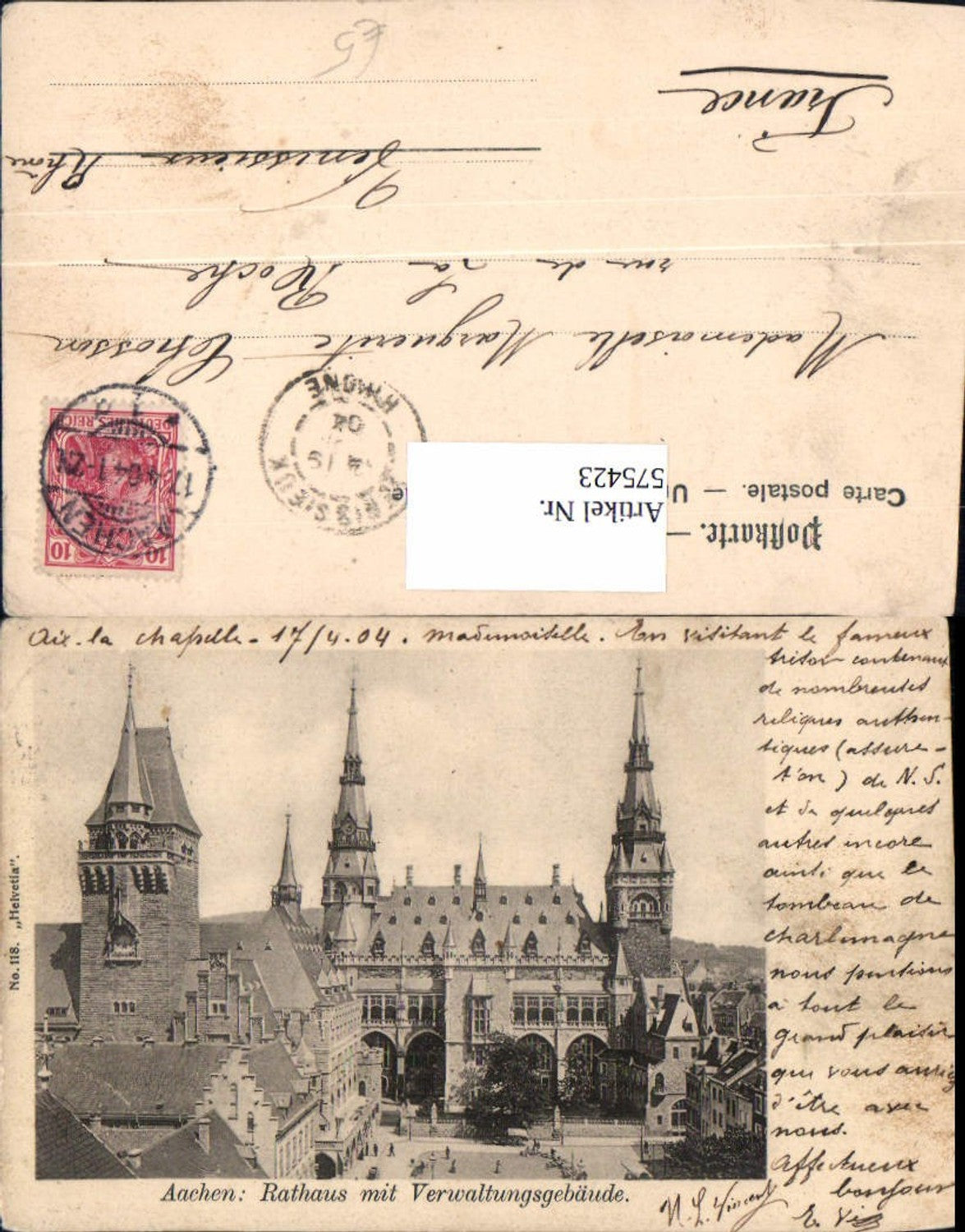 575423,Aachen Rathaus m. Verwaltungsgebäude