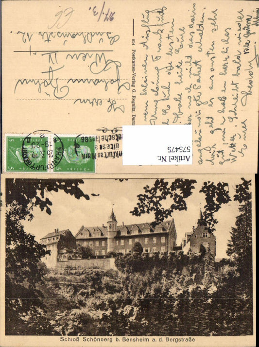 575475,Schloss Schönberg Bensheim a. d. Bergstraße