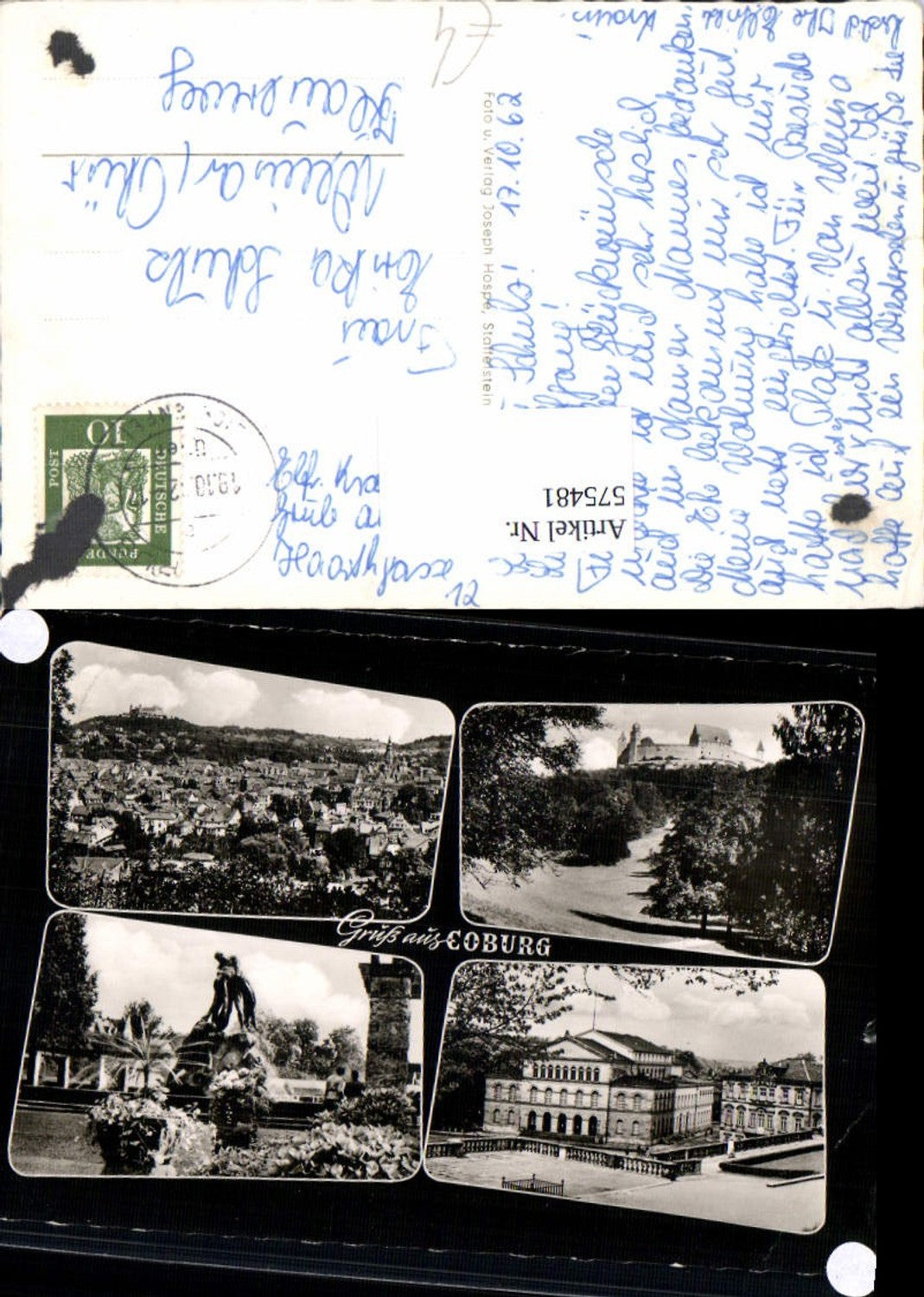 575481,Mehrbild Ak Coburg Ansichten