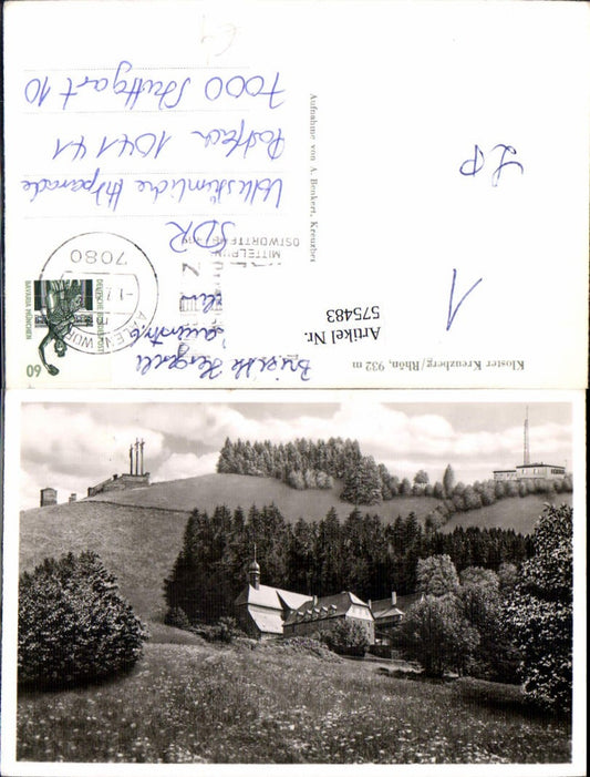 575483, Photo Ak Bischofsheim an der Rhön Kloster Kreuzberg Rhön