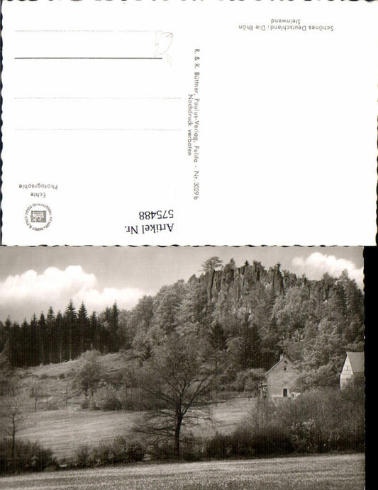 575488,Foto Ak Rhön Steinwand b. Poppenhausen