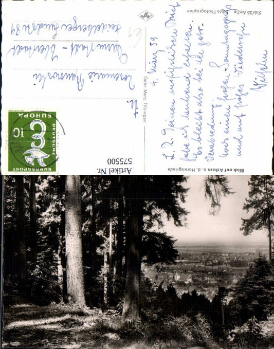 575500, View of Achern and Hornisgrinde