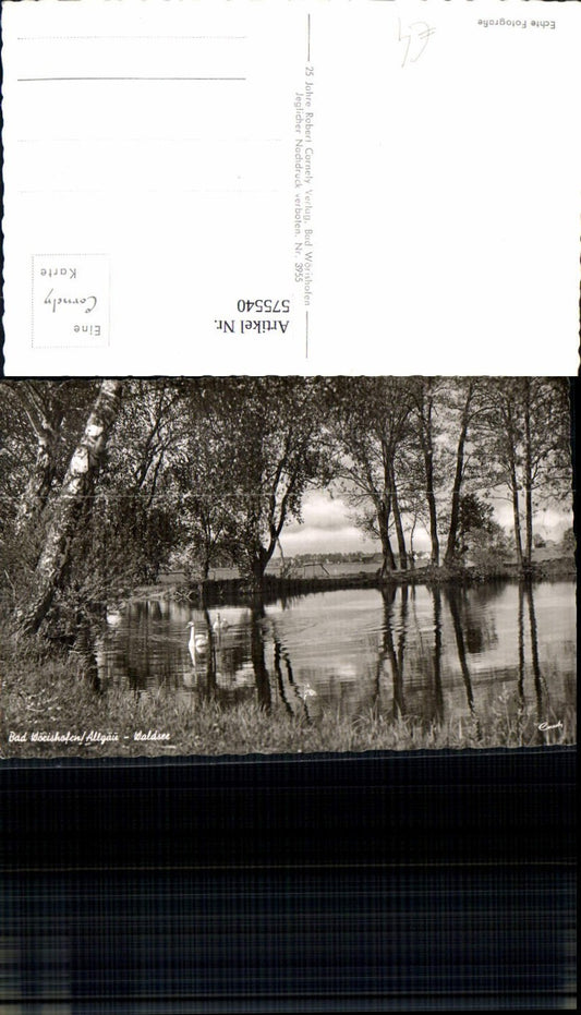 575540, Photo Ak Bad Wörishofen Waldsee