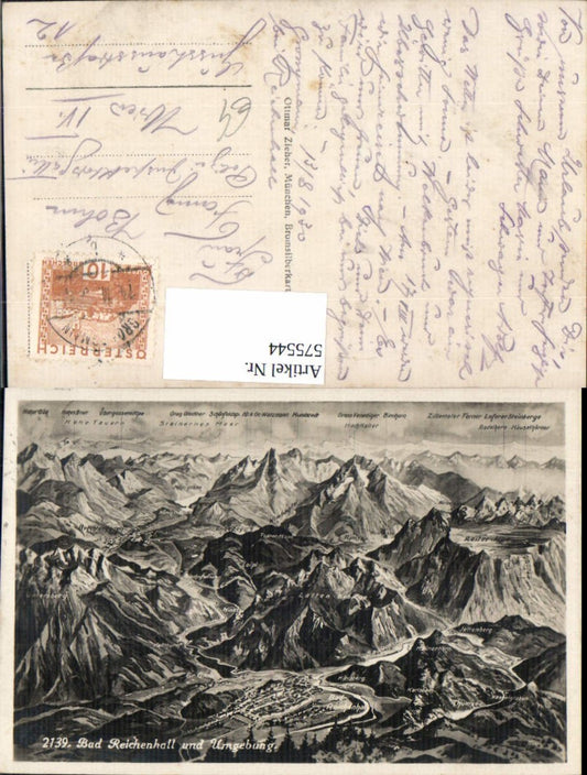 575544, Bad Reichenhall and surrounding area, summit map