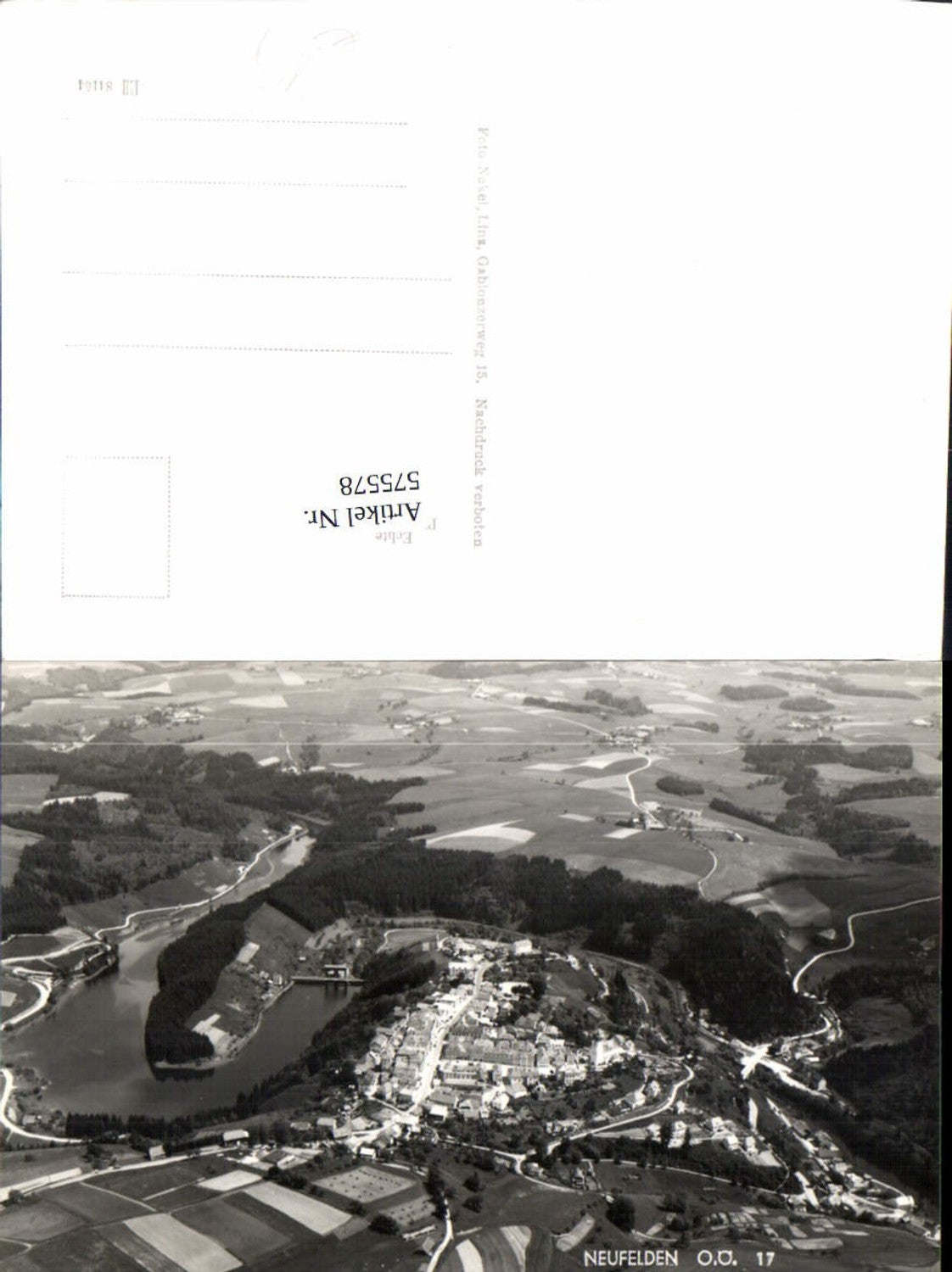 575578, great aerial photograph of Neufelden near Rohrbach