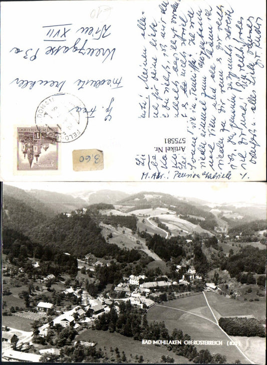 575581,tolle Fliegeraufnahme Luftbild Bad Mühllacken Wallsee Feldkirchen