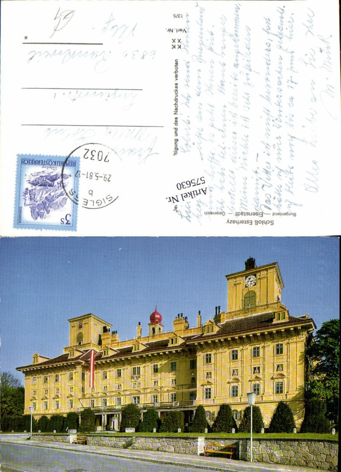 575630,Eisenstadt Stadt Schloss Eszterhazy