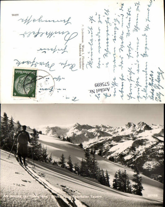575699,Radstädter Tauern Radstadt Aufstieg Gasselhöhe Tourengeher Ski