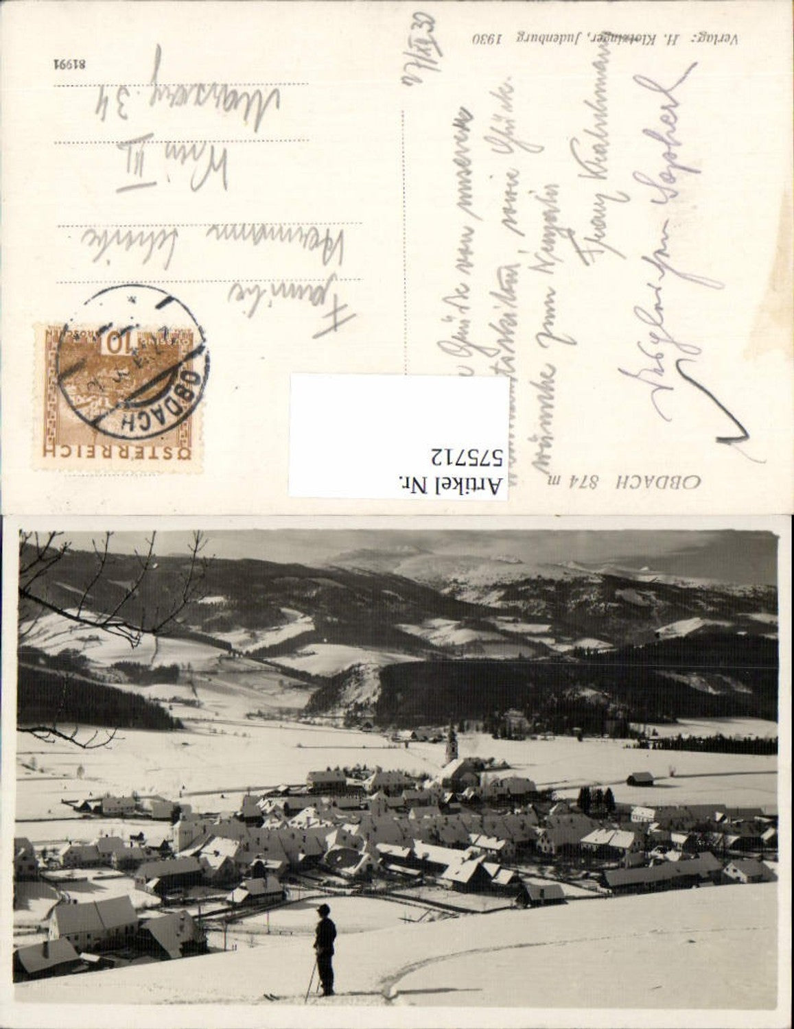 Alte Ansichtskarte – Old Postcard