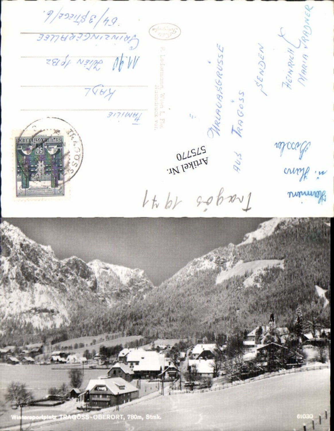Alte Ansichtskarte – Old Postcard